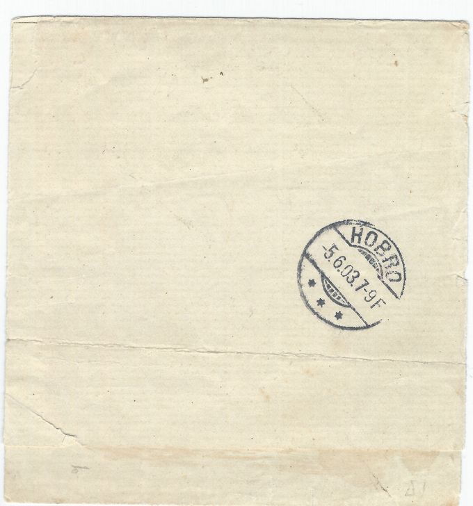 Backstamped Hobro June 5,  Mailings frequently contained more than one newspaper, hence the 2 cents rate is appropriate. 