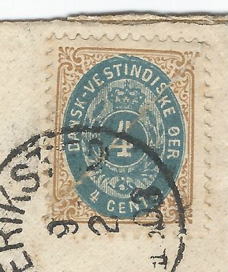 The stamp is Printing 4, position 75 with “Oval scratch above TIN” flaw. 